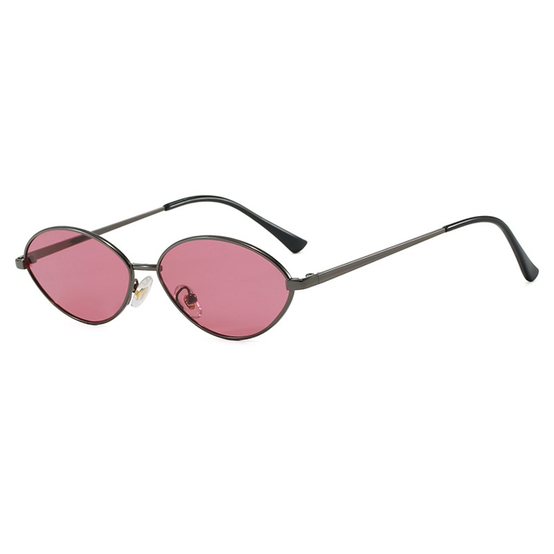 Retro Cat eye Woman Sunglasses - Metal Photo Panel のレビューと価格