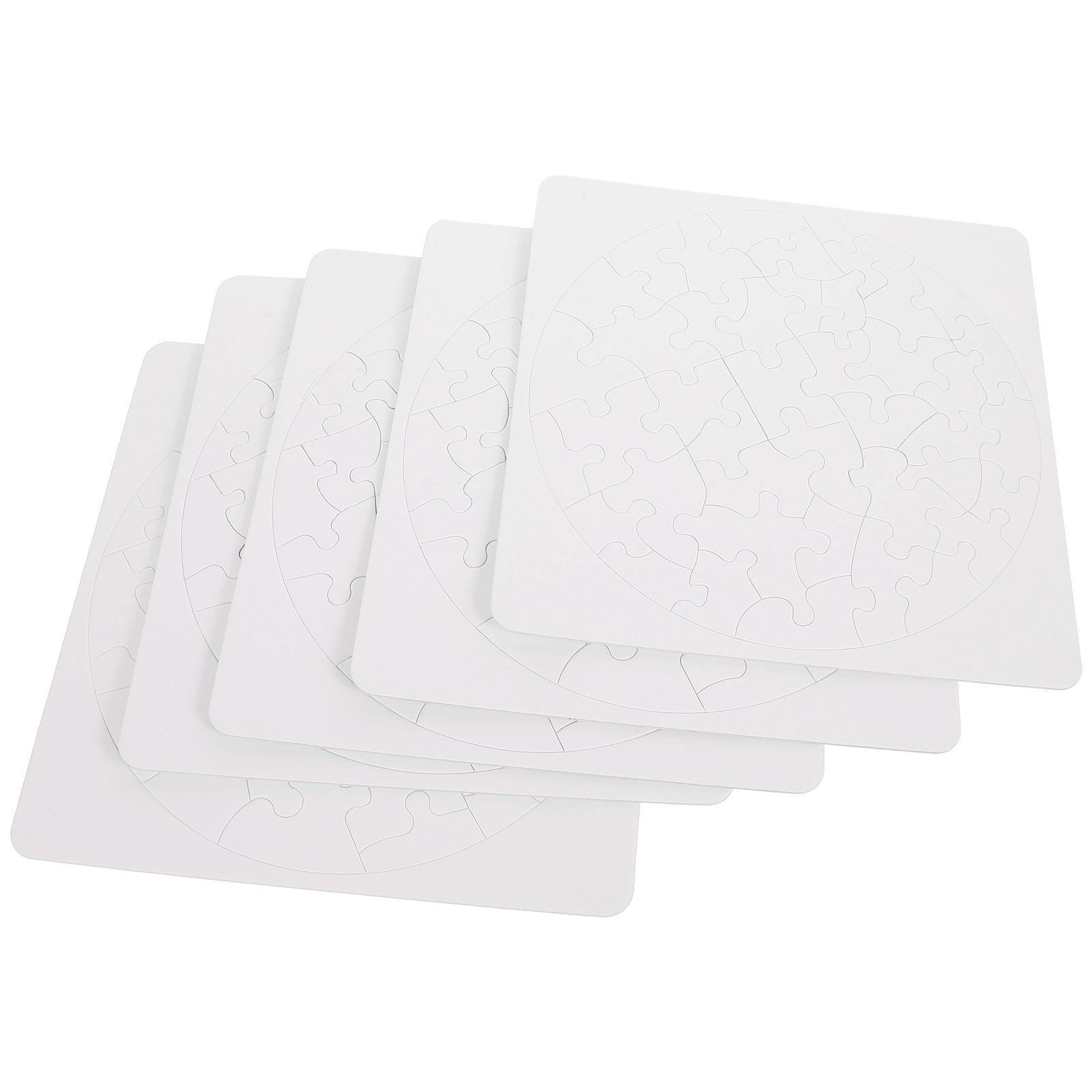5 Sets Puzzle Sublimation Puzz - Puzzle Blank White のレビューと価格