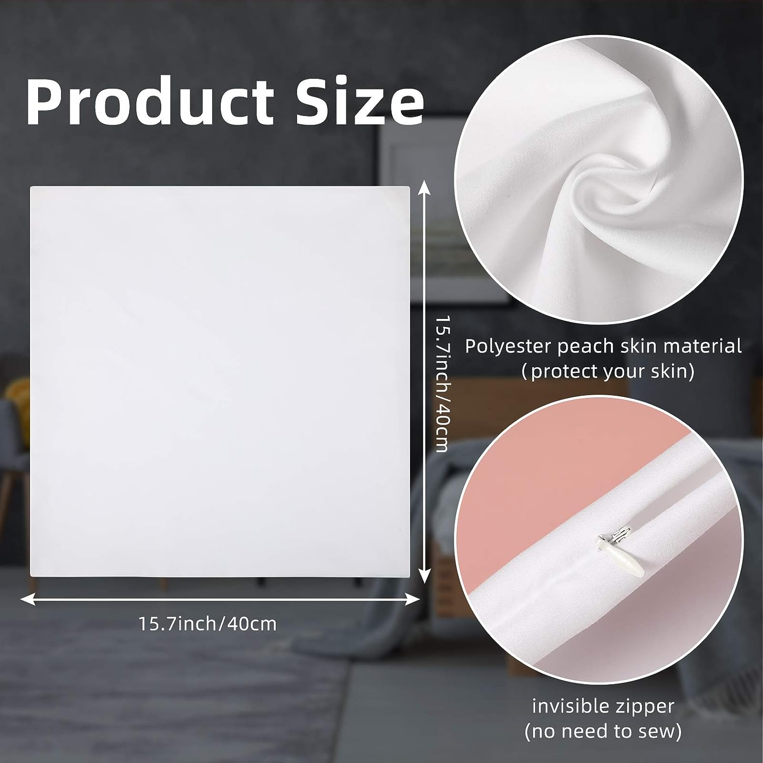 4Pcs Sublimation Blanks Throw  - Pillow Cover Sublimation のレビューと価格