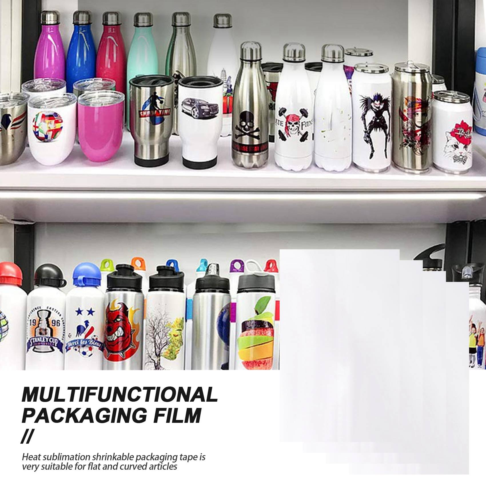 ABHI-30Pcs Sublimation Shrink  - Sublimation Mug White のレビューと価格