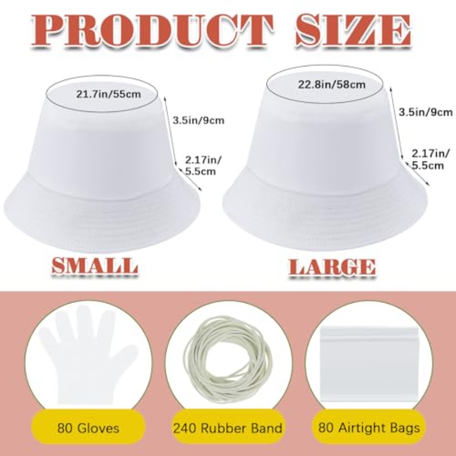 White cotton bucket hat for ti - Hat Sublimation Blank のレビューと価格