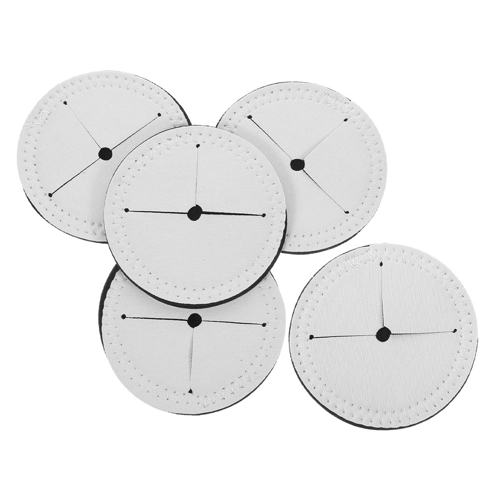 5Pcs White Round Blank Wine Gl - Coaster Sublimation Blank のレビューと価格
