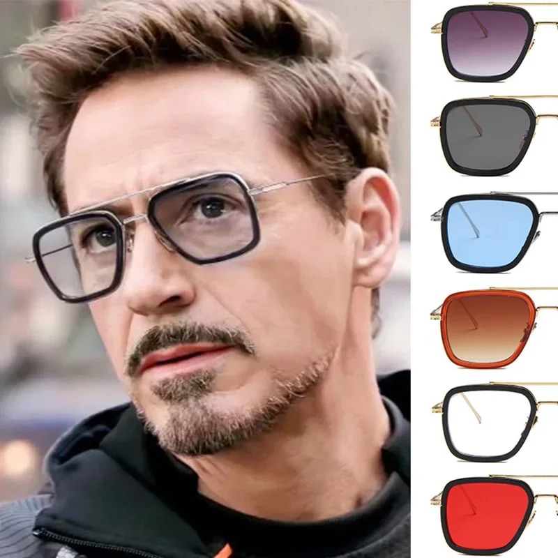 Steam Punk Tony Stark Sunglass - Metal Photo Panel のレビューと価格