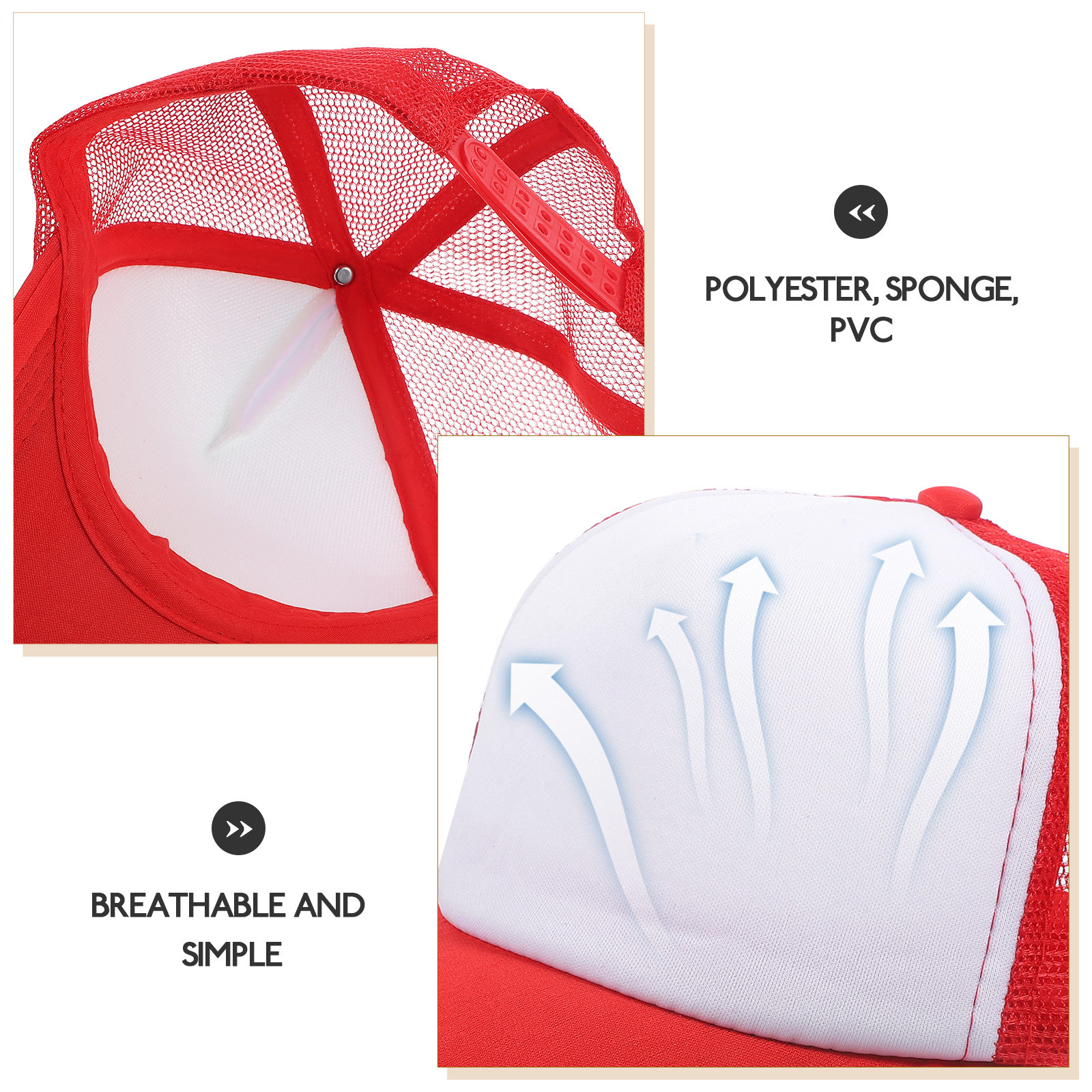 10Pcs Sublimation Blank Mesh B - Hat Sublimation Blank のレビューと価格